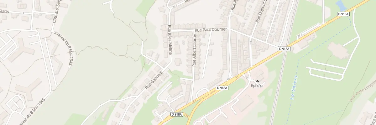 Plan du 19 Rue Albert Lebrun à Longwy