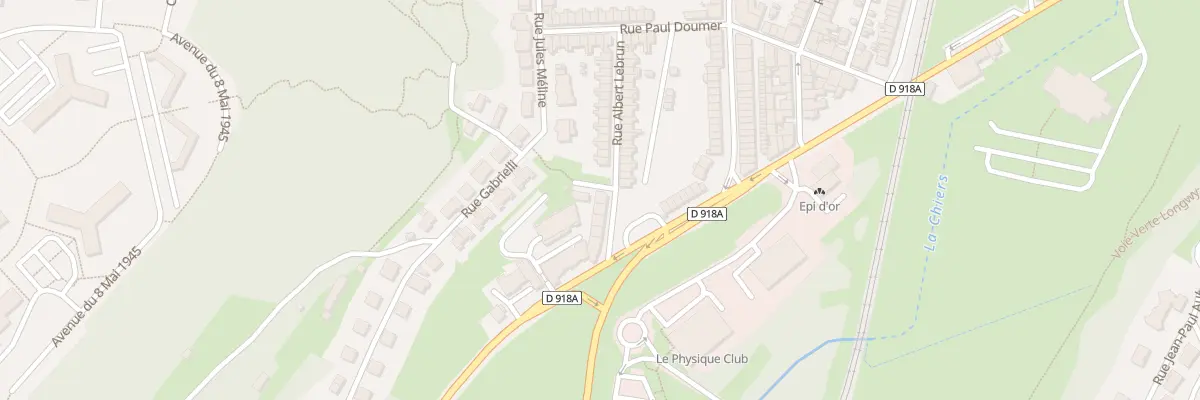 Plan du 9 Rue Albert Lebrun à Longwy