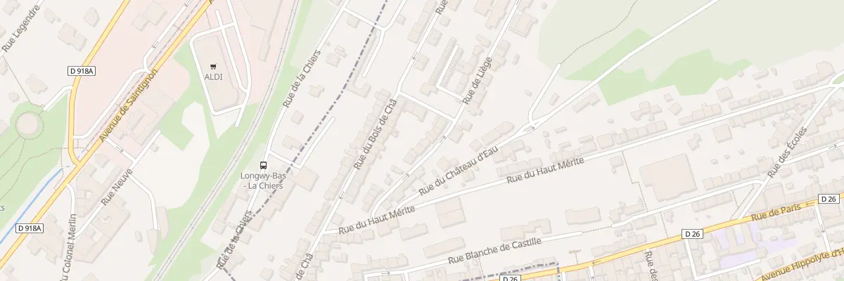 Plan du 25 Rue de Liège à Herserange