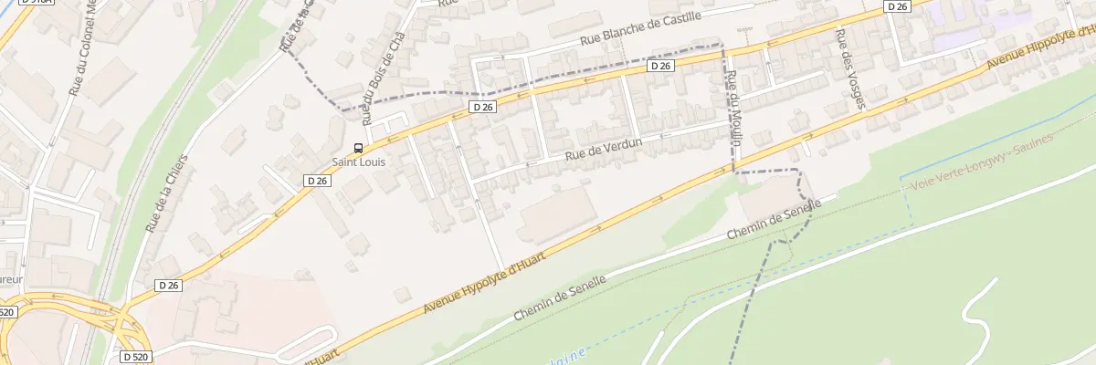 Plan du 8 Rue de Verdun à Longwy