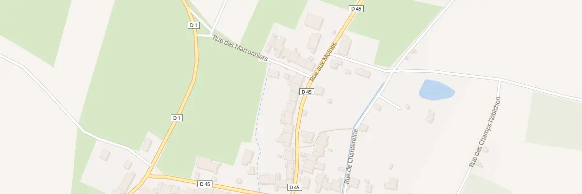 Plan du 13 Rue aux Moines à Preigney