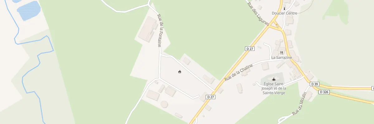 Plan du 421 Rue des 3 Lacs à Doucier