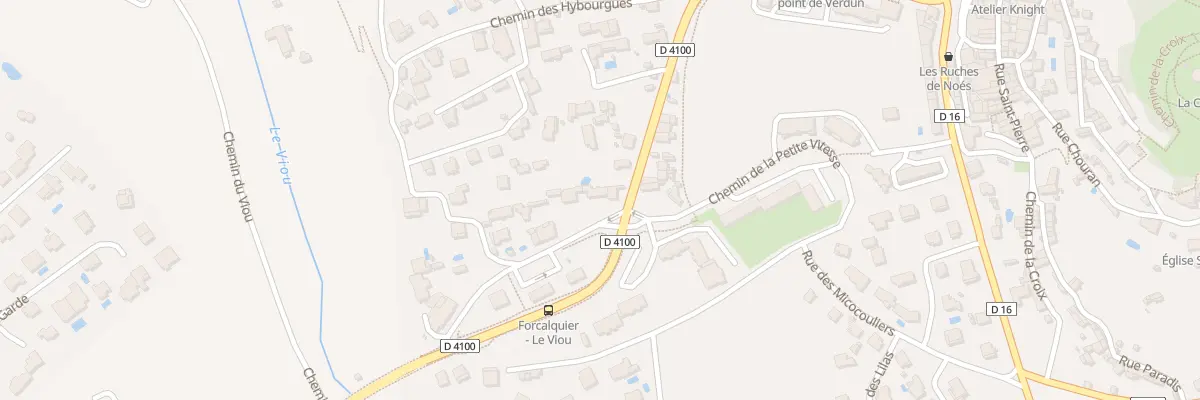 Plan du 10 Av General de Gaulle à Forcalquier