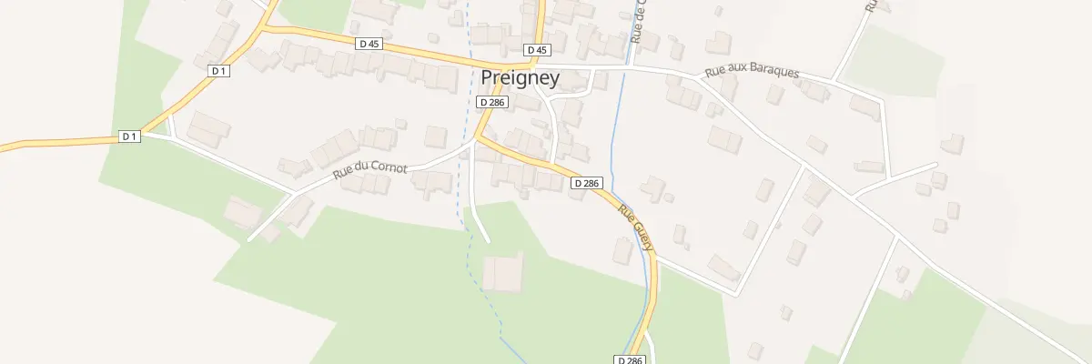 Plan du 6 Rue Gueri à Preigney