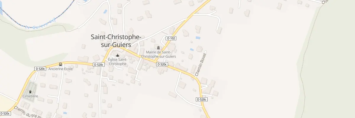 Plan du 203 Rte de Berland à Saint-Christophe-sur-Guiers