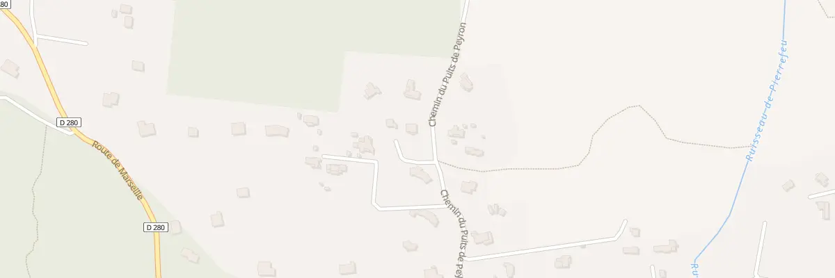 Plan du 587 Che du Puits de Peyron à Nans-les-Pins