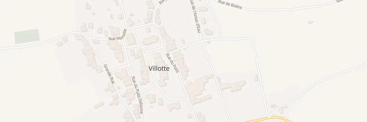 Plan du 11 Rue du Patis à Villotte