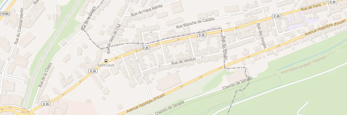 Plan du 1 Rue de Verdun à Longwy