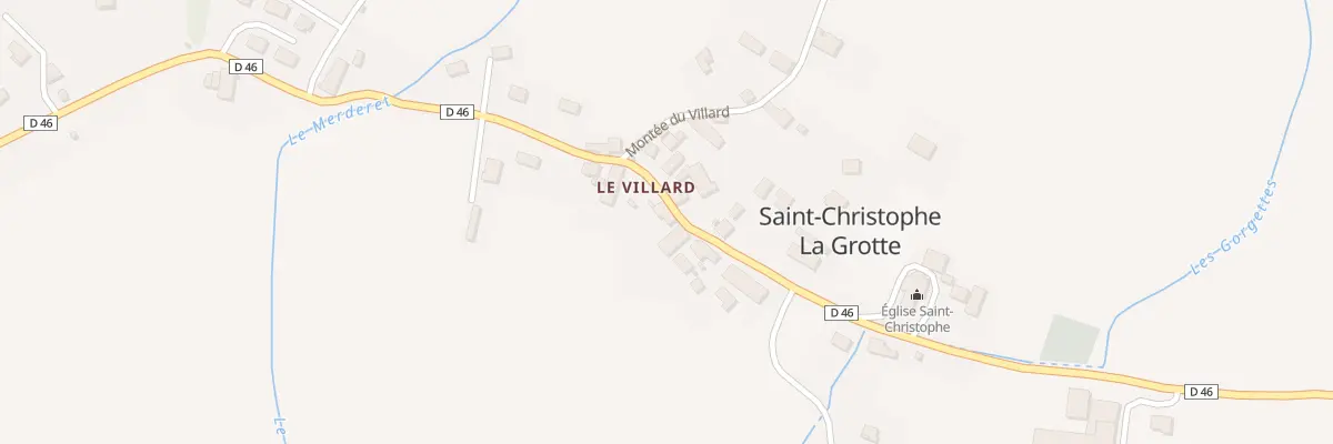 Plan du 1298 Rte du Pont Romain à Saint-Christophe