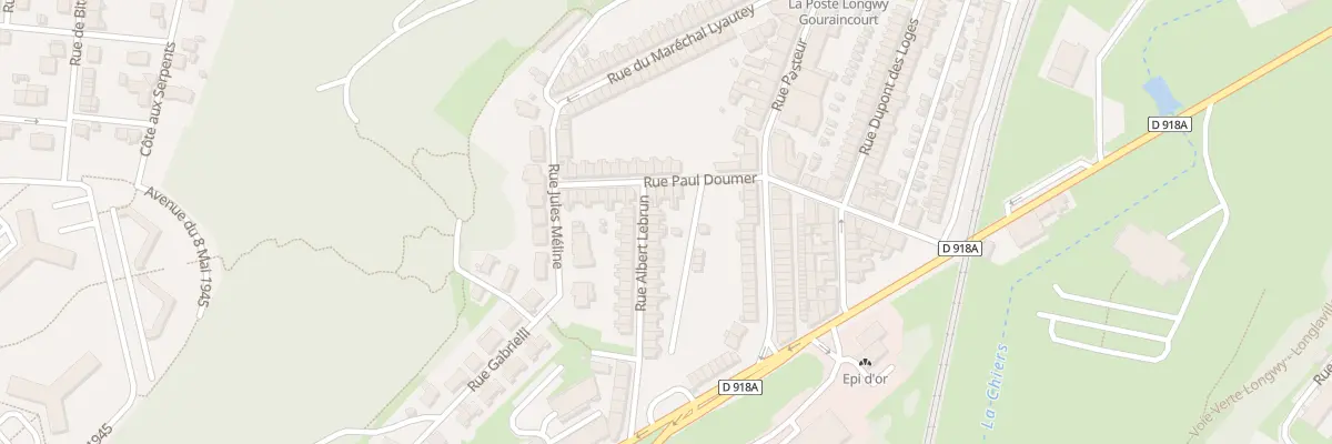 Plan du 40 Rue Albert Lebrun à Longwy