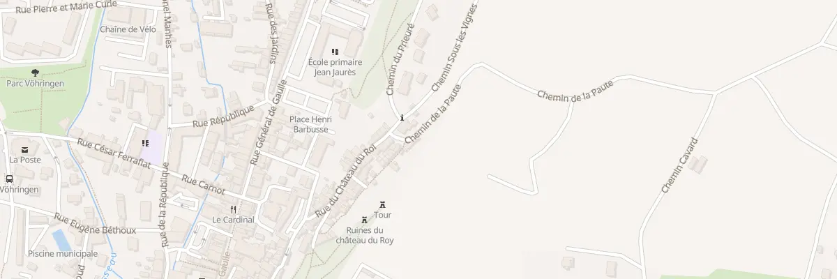 Plan du 22 Che de la Paute à Vizille