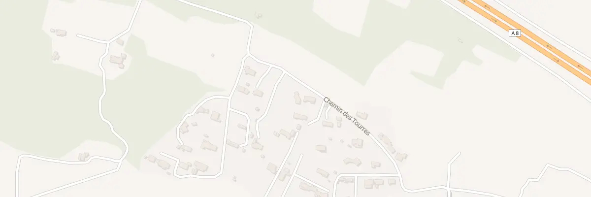 Plan du 817 Les Tourres à Pourcieux