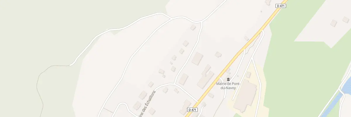 Plan du 11 Rue des Echaillons à Pont-du-Navoy
