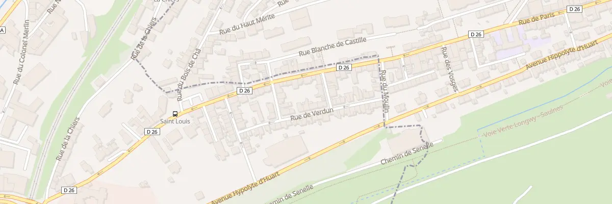 Plan du 5 Rue de Verdun à Longwy