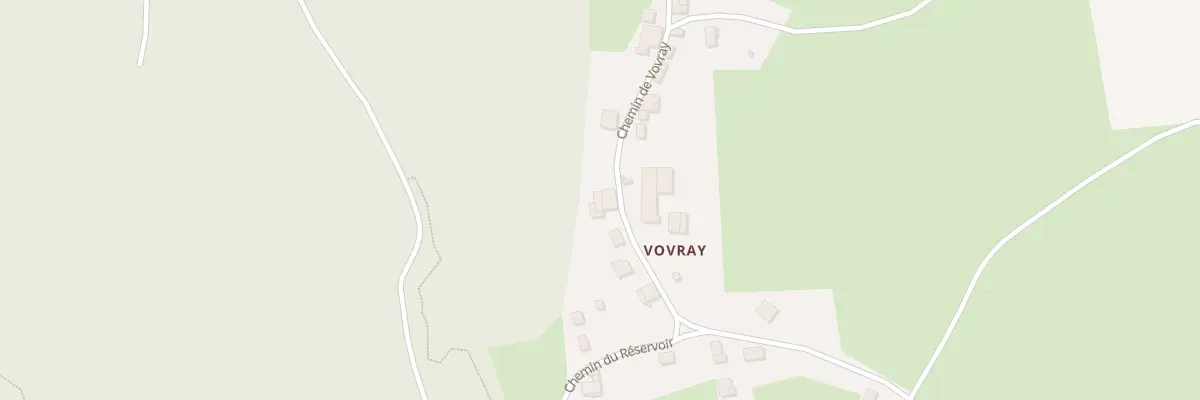 Plan du 9 Che de Vovray à Chanay