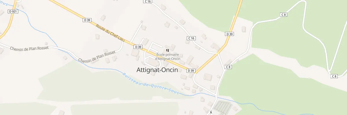 Plan du 519 Rte du Chef-lieu à Attignat-Oncin