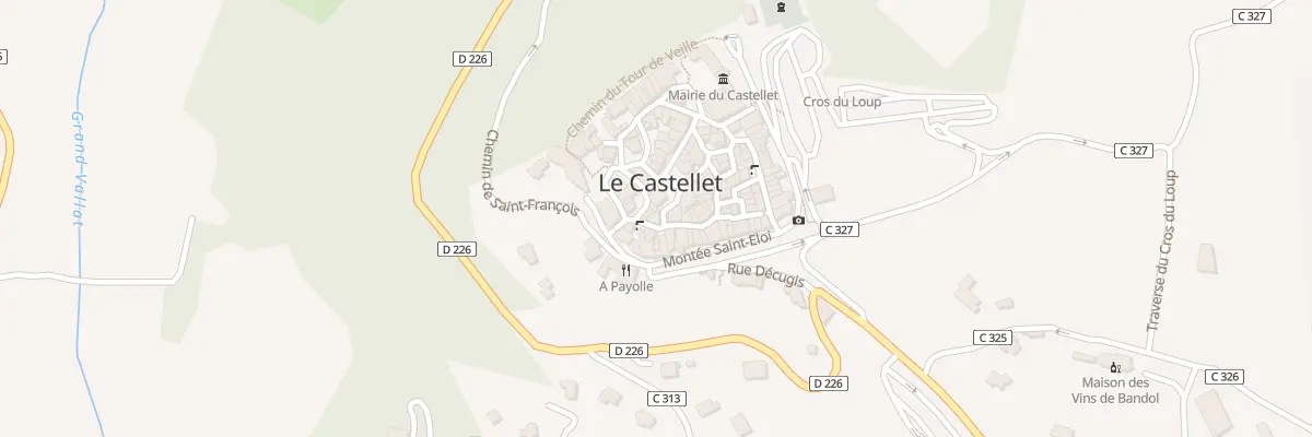 Plan du 4 Rue Sainte-Geneviève au Castellet