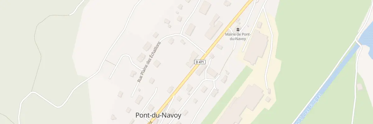 Plan du 22 Rue du Vieux Pont à Pont-du-Navoy