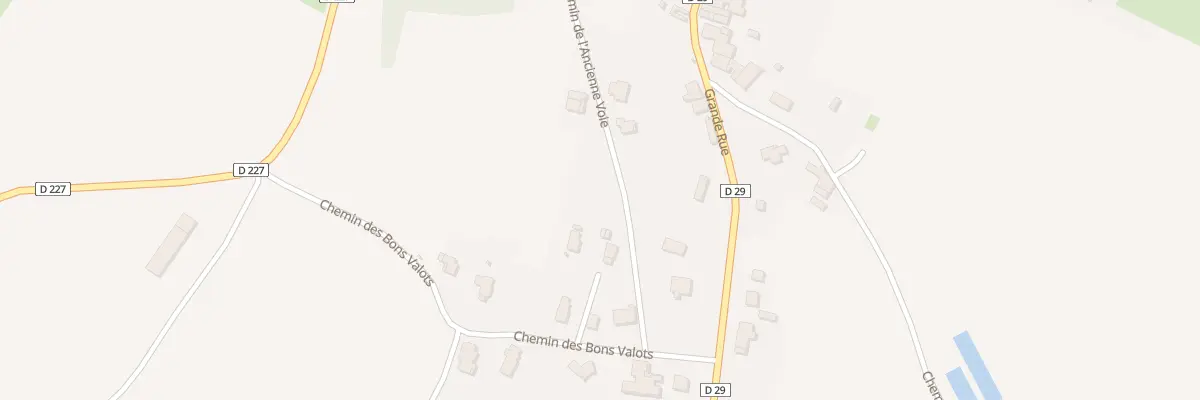 Plan du 6 Che des Bons Valots à Avrigney-Virey