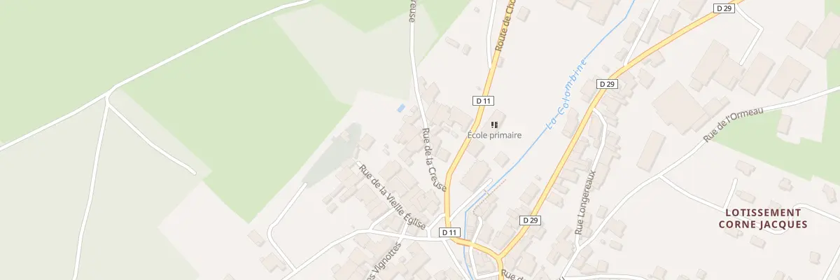 Plan du 3 Rue de la Creuse à Charcenne