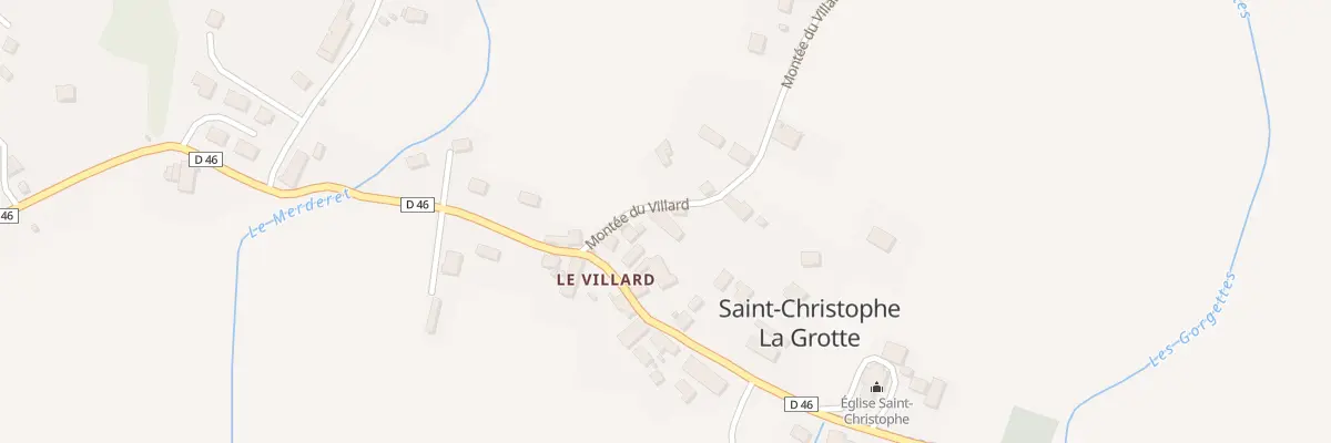 Plan du 48 Mte du Villard à Saint-Christophe