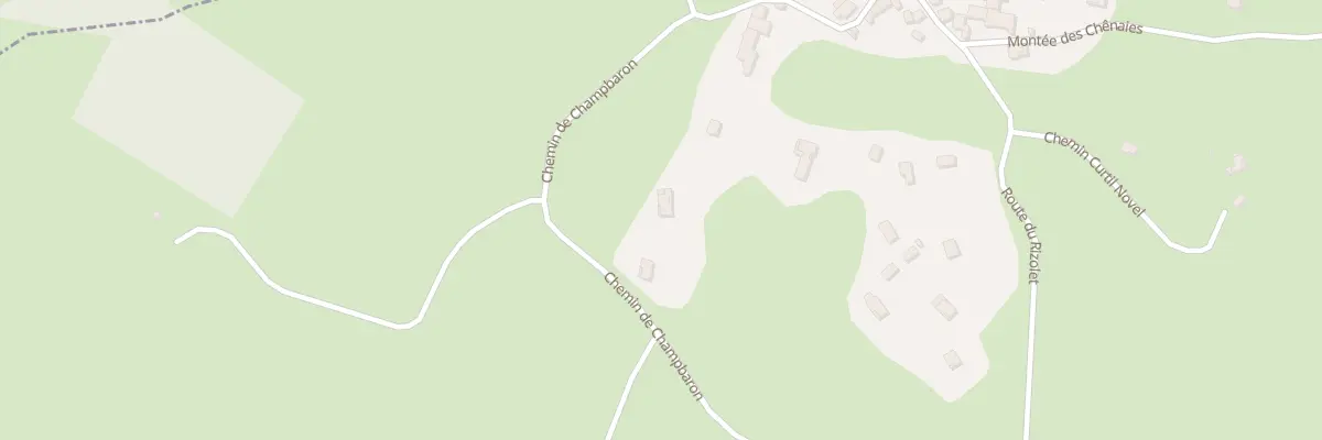 Plan du 412 Che de Champbaron à Meyrieux-Trouet