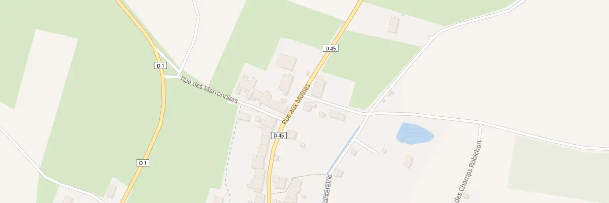 Plan du 14 Rue aux Moines à Preigney