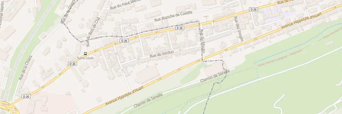 Plan du 24 Rue de Verdun à Longwy
