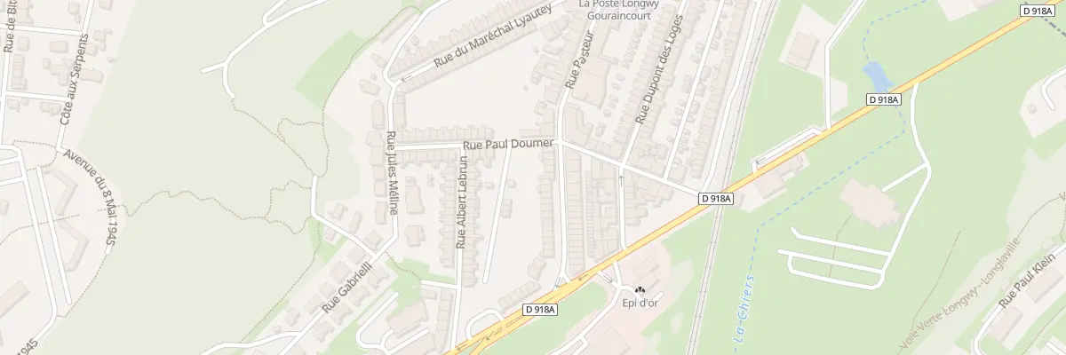 Plan du 25 Rue Pasteur à Longwy