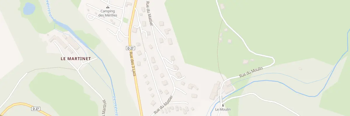 Plan du 287 Rue du Mattier à Doucier