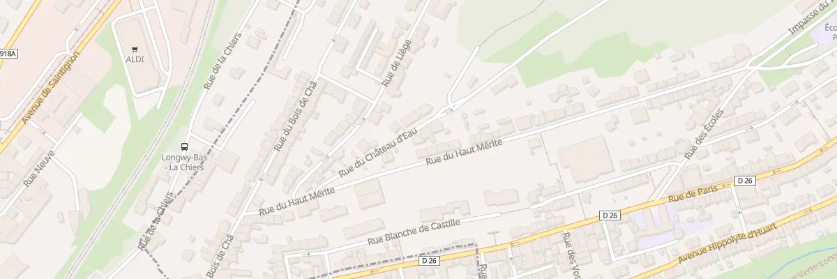 Plan du 10 Rue du Château d’Eau à Herserange