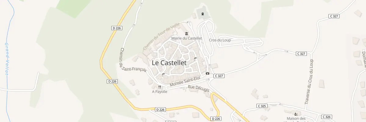 Plan du 1 Rue du Grand Four au Castellet