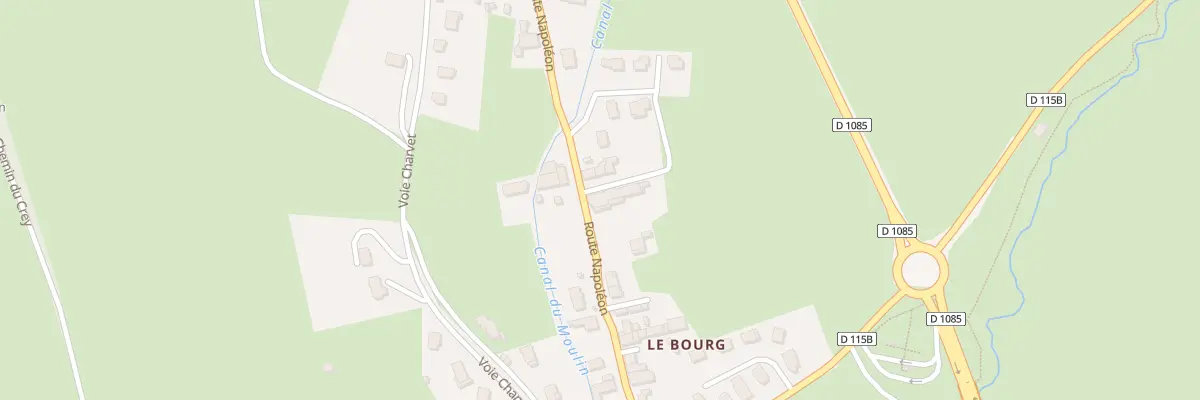 Plan du 98 Rte Napoléon à Pierre-Châtel
