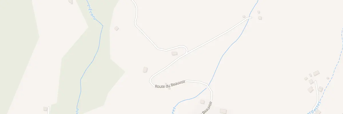 Plan du 825 Rte du Beauvoir à Saint-Christophe