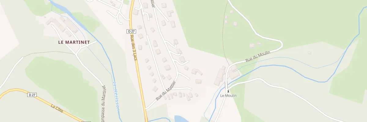 Plan du 339 Rue du Mattier à Doucier