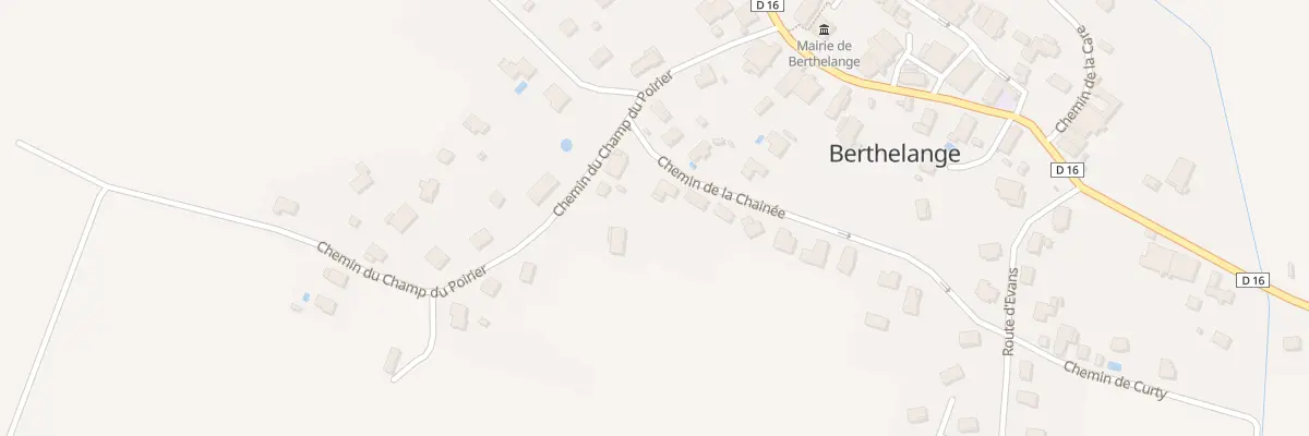 Plan du 13 Che du Champ du Poirier à Berthelange