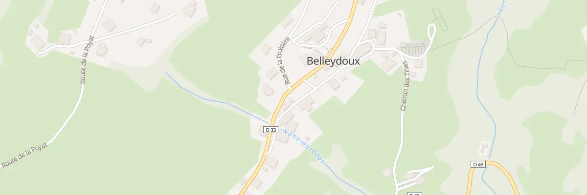 Plan du 378 Rue des Lapidaires à Belleydoux