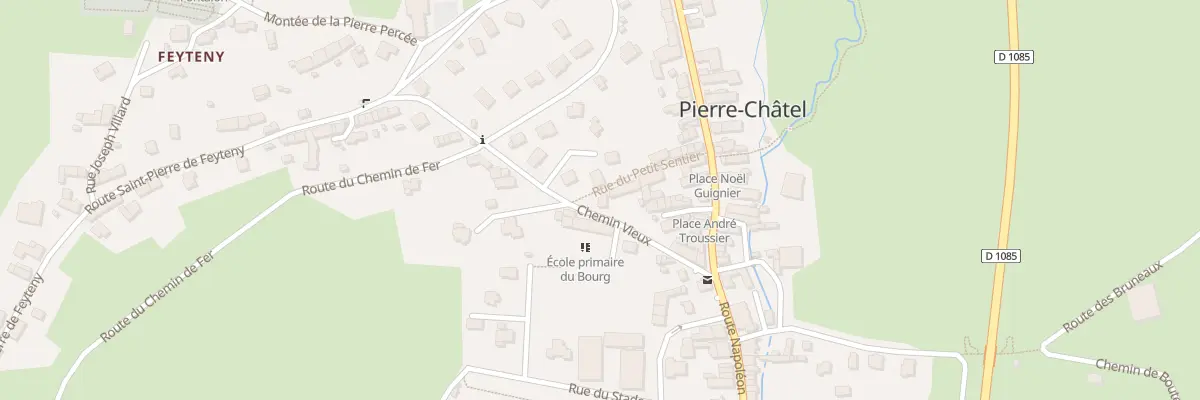 Plan du 7 Che Vieux à Pierre-Châtel