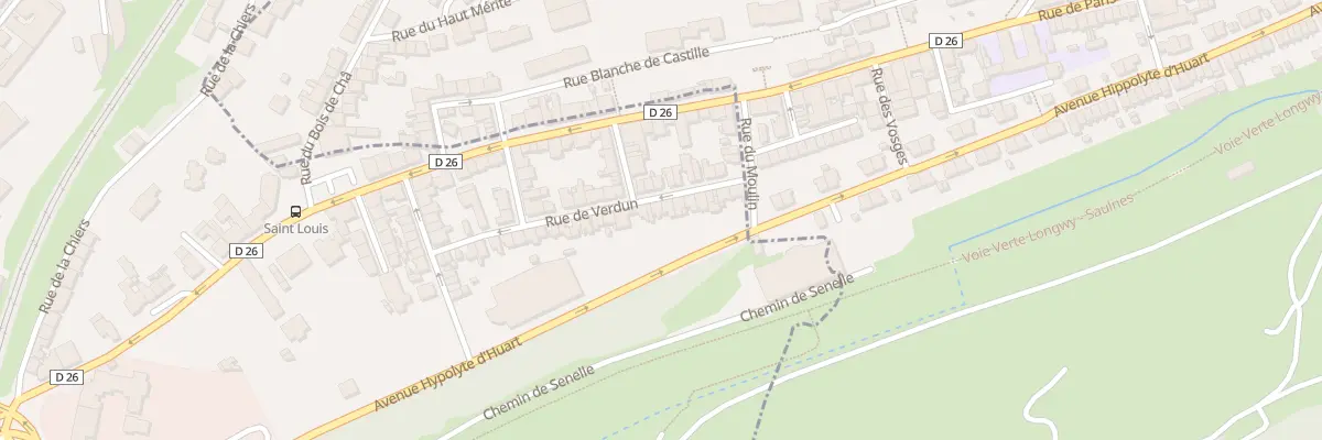 Plan du 28 Rue de Verdun à Longwy