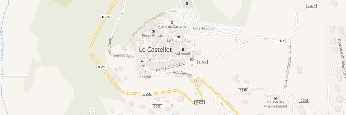 Plan du 4 Rue des Boucheries au Castellet