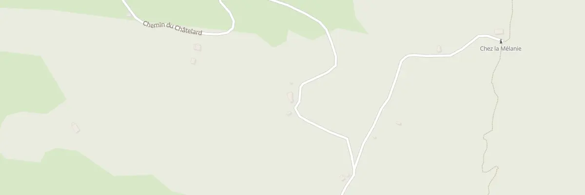 Plan du 990 Che du Châtelard à La Bauche