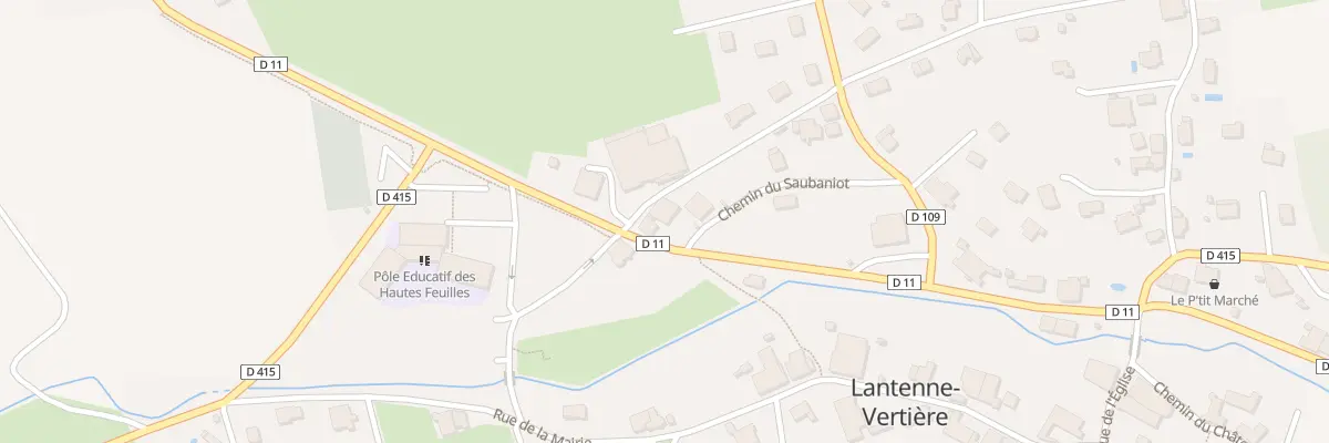 Plan du 22 Gr Grande Rue à Lantenne-Vertière