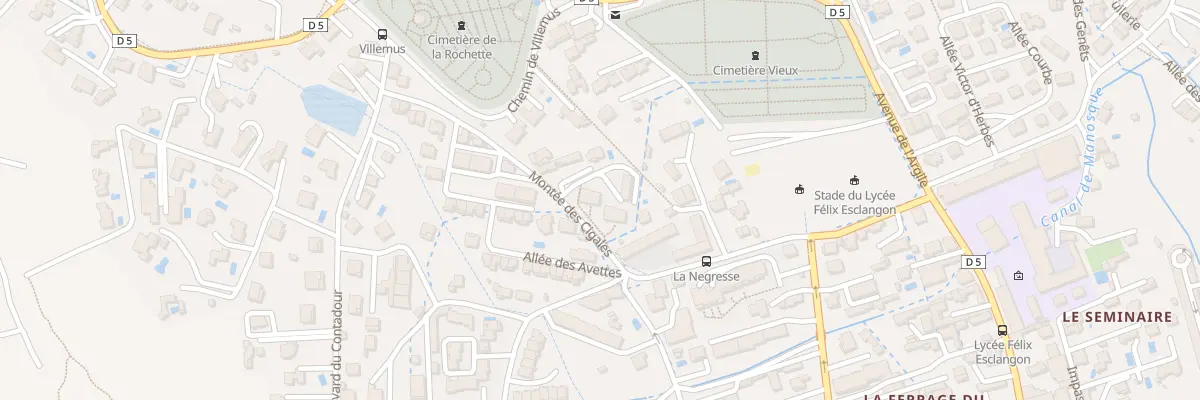 Plan du 9045 Mte des Cigales à Manosque