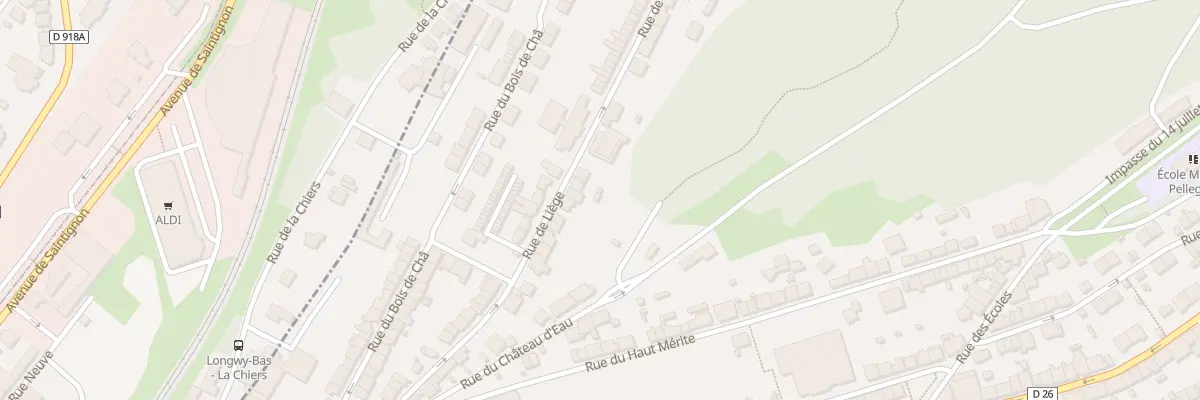 Plan du 54 Rue de Liège à Herserange