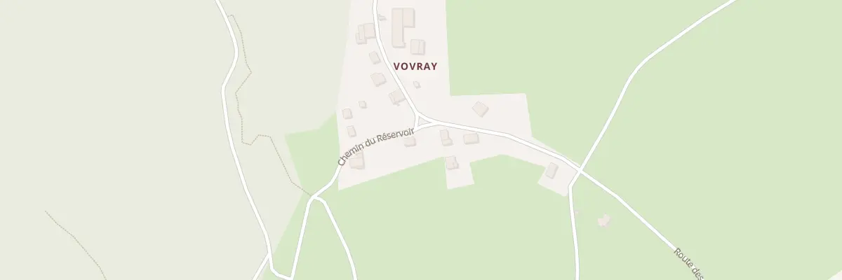 Plan du 1 Che du Réservoir à Chanay