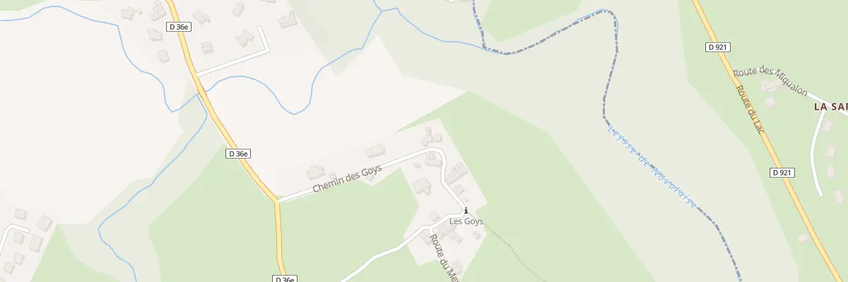 Plan du 181 Che des Goys à Novalaise