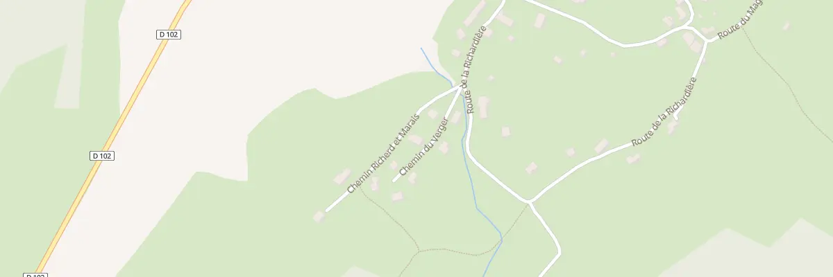 Plan du 100 Che du Verger à Saint-Christophe-sur-Guiers