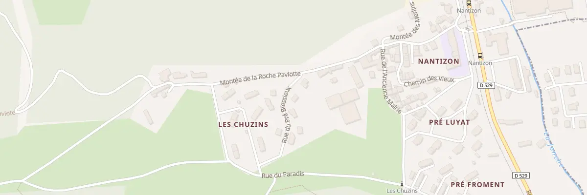 Plan du 126 Rue du Pré Bressieux à Susville