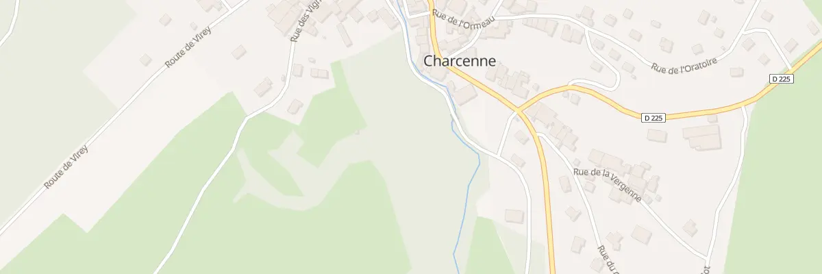 Plan du 1 Pl de l’Eglise à Charcenne