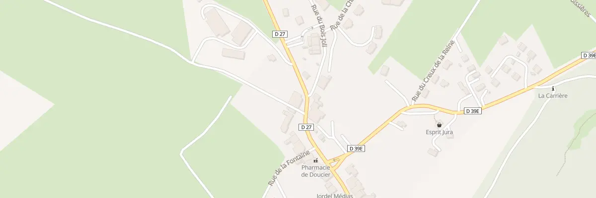 Plan du 1079 Rue des 3 Lacs à Doucier